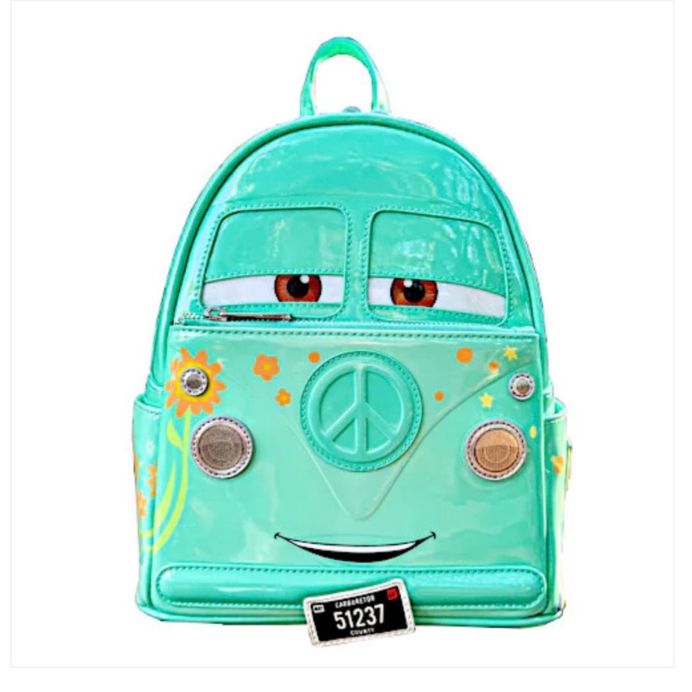 NWT Limited Edition Disney Cars Filmore Loungefly Mini Backpack